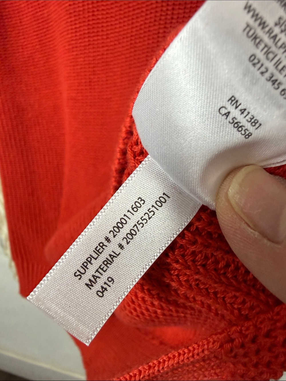 Laren Ralph Lauren Rusty Red Lace Up Sleeve Boatneck Sweater M - Picture 11 of 11